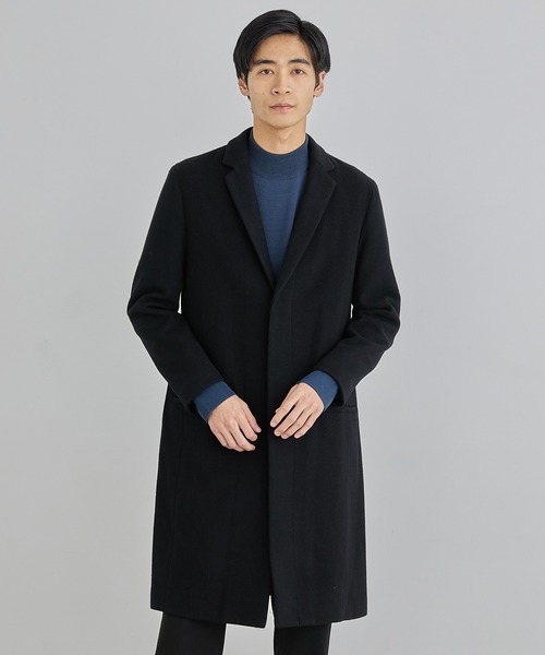 【美品】UNITED TOKYO チェスターコート サイズ3 UNITED TOKYO（ユナイテッドトウキョウ） チェスターコート 3 ブラック