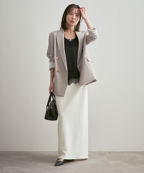 NOBLE（ノーブル） キャミソール 「追加」リバーレーストリミング