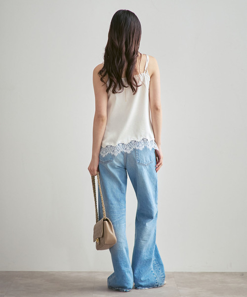 NOBLE（ノーブル） キャミソール 「追加」リバーレーストリミング