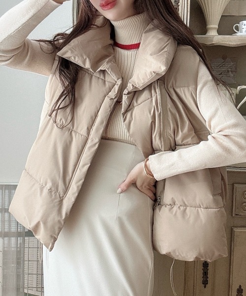 「Ada.」 ベスト FREE ブラック レディース_画像7