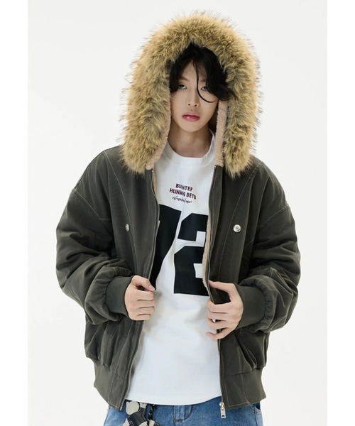 ARCHIVER ミリタリージャケット モッズコート 「Lp」フェイクファー