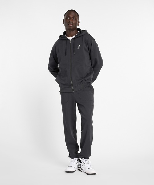 New Balance（ニューバランス） ジップアップパーカー - ブラック