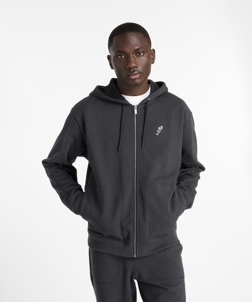 New Balance（ニューバランス） ジップアップパーカー - ブラック