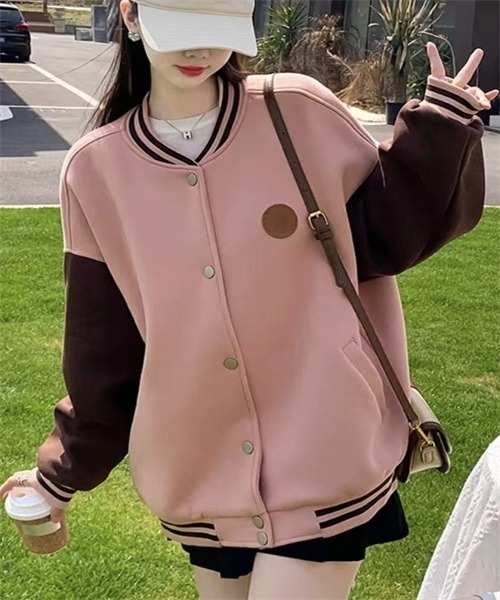 FREE STYLISTS スタジャン ビッグシルエット スタジャン レディース