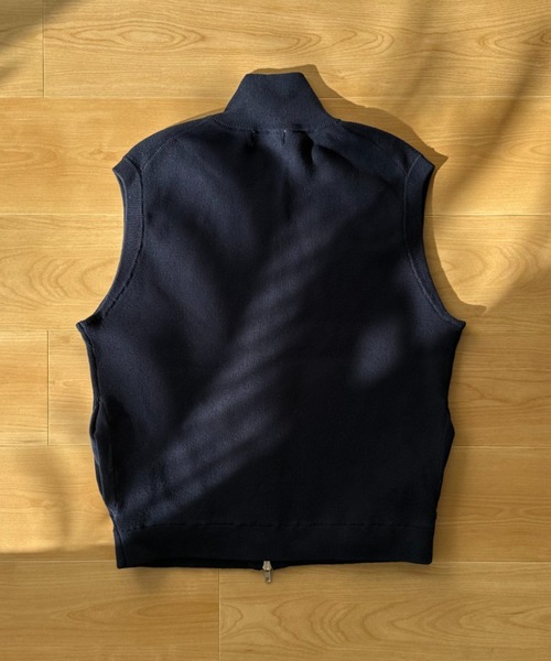 「BROKEN BASE」 ニットベスト LARGE グレー メンズ_画像5