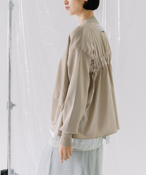 「MARECHAL TERRE」 カーディガン MEDIUM ベージュ レディース_画像2