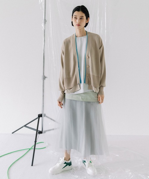 「MARECHAL TERRE」 カーディガン MEDIUM ベージュ レディース_画像4