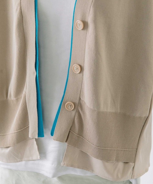 「MARECHAL TERRE」 カーディガン MEDIUM ベージュ レディース_画像6