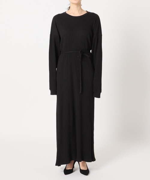 「Plage」 長袖ワンピース X-SMALL ブラック レディース_画像3