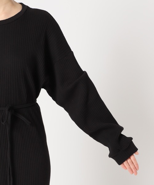 「Plage」 長袖ワンピース X-SMALL ブラック レディース_画像8