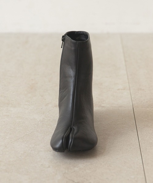 「rectangle」 ショートブーツ LARGE ブラック レディース_画像3