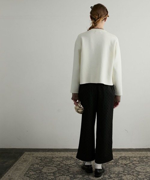 「BONLECILL noir」 ニットカーディガン FREE グレー レディース_画像8