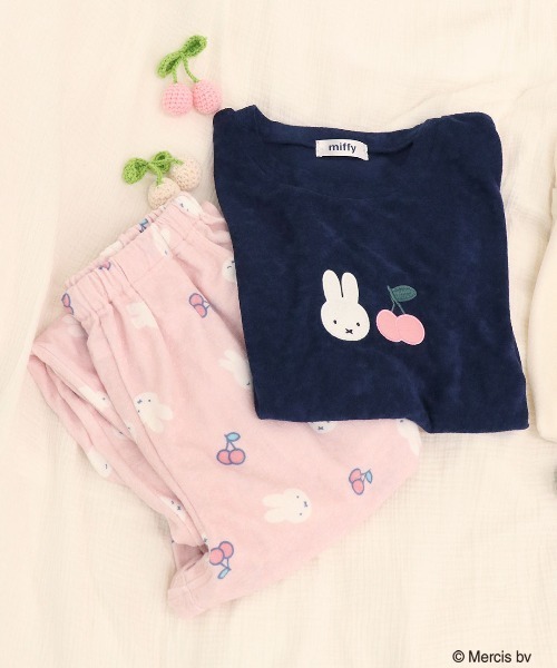 Miffy（ミッフィー） パジャマ ルームウェア 「Miffy」やわふわ パイル