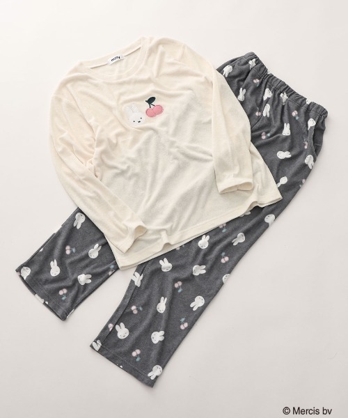 Miffy（ミッフィー） パジャマ ルームウェア 「Miffy」やわふわ パイル
