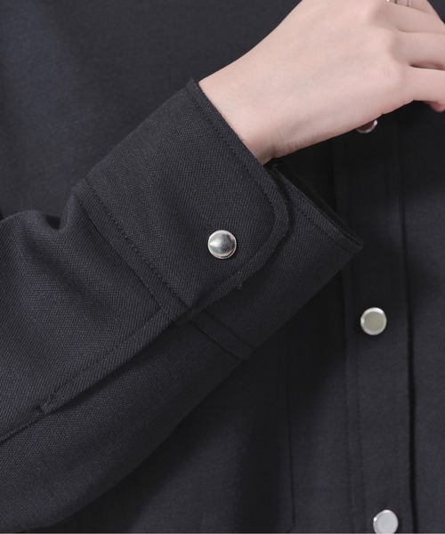 「TEVALT」 長袖シャツ 38 カーキ レディース_画像5