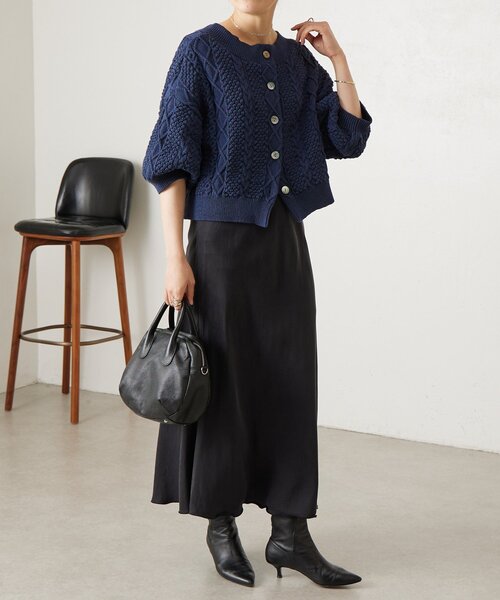 BEARDSLEY（ビアズリー） ニット セーター ケーブルニットプルオーバー