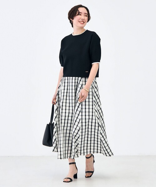 ニット セーター 「手洗い可能」ホールガーメントパフスリーブニットＴ レディース_23