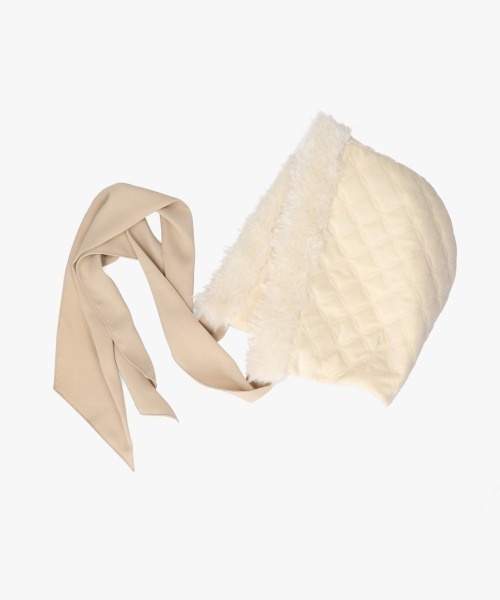 「kaorinomori」 帽子 FREE ブラック レディース_画像2