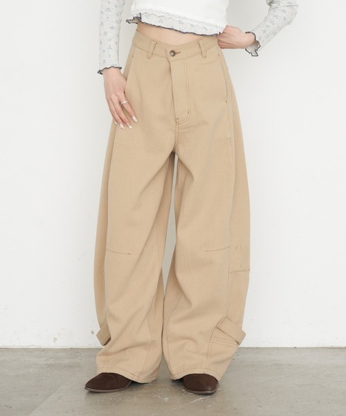 Ray Cassin（レイカズン） ワイドパンツ ジーンズ デニム デニムパンツ