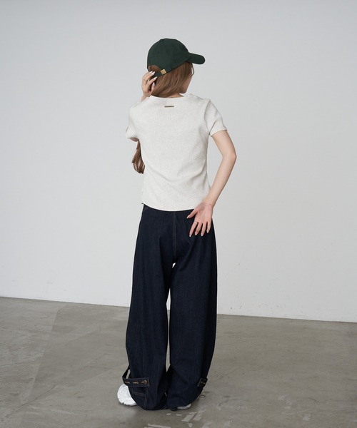 Ray Cassin（レイカズン） ワイドパンツ ジーンズ デニム デニムパンツ
