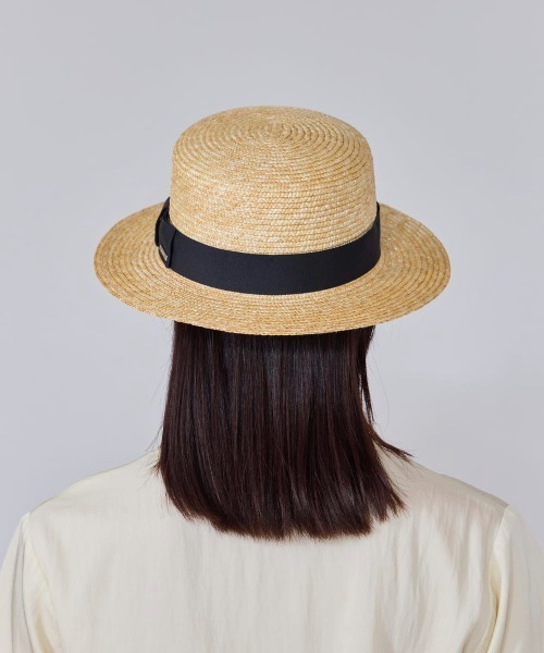 override（オーバーライド） 帽子 ハット STRAW BRAID BOATER SG