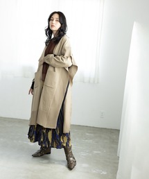 「OSMOSIS」 ニットカーディガン ONE SIZE ブラック レディースの画像5