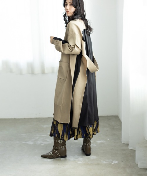 「OSMOSIS」 ニットカーディガン ONE SIZE ブラック レディースの画像7