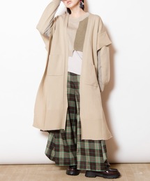 「OSMOSIS」 ニットカーディガン ONE SIZE ブラック レディースの画像9