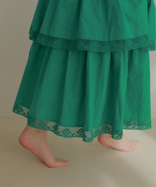 「CASA FLINE」 長袖ワンピース FREE グリーン レディース_画像10