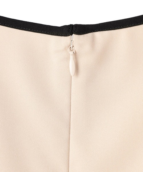 「LAISSE PASSE」 7分袖ワンピース MEDIUM ベージュ レディース_画像7