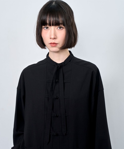 Nora Lily（ノラリリー） シャツ 「Nora Lily」China loop L/S Shirt