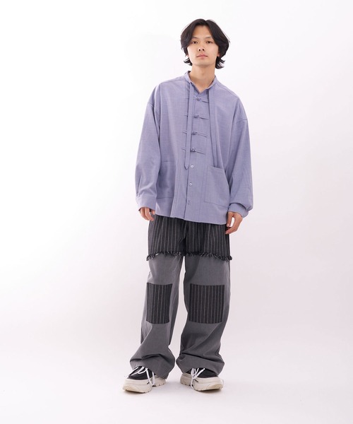 Nora Lily（ノラリリー） シャツ 「Nora Lily」China loop L/S Shirt