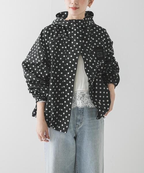 GANNI（ガニー） ブルゾン ジャンバー GANNI FLYWEIGHT NYLON JACKET