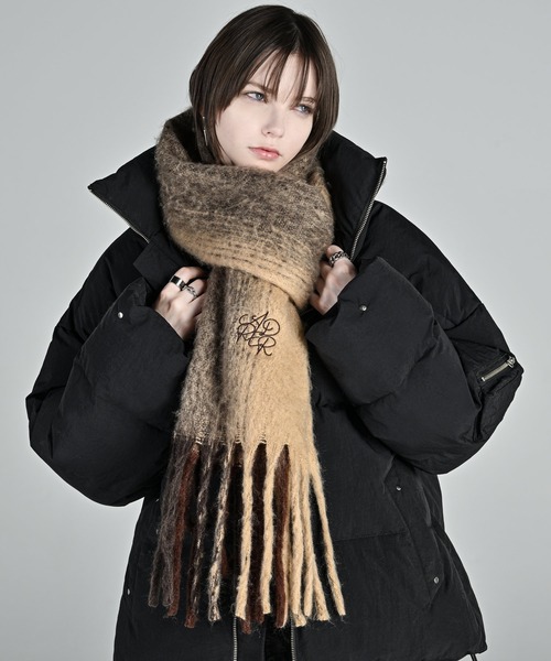 「ADRER」 ストール FREE ホワイト メンズ_画像3