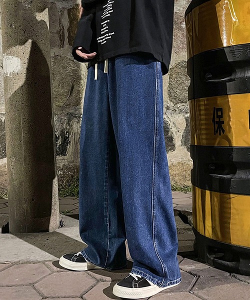 「ARCADE」 デニムパンツ M ライトブルー メンズ_画像9