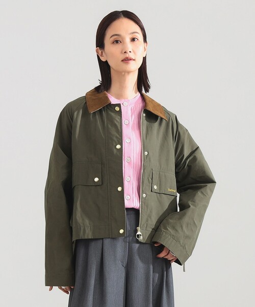 デミリクスビームス　ナイロン　ブルゾン　フード　ジャケット　美品　キャメル 楽天市場】Barbour * Demi-Luxe BEAMS / 別注 SPEY ナイロン