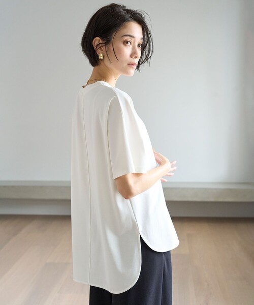 「UNFILO」 半袖カットソー SMALL ホワイト レディース_画像9