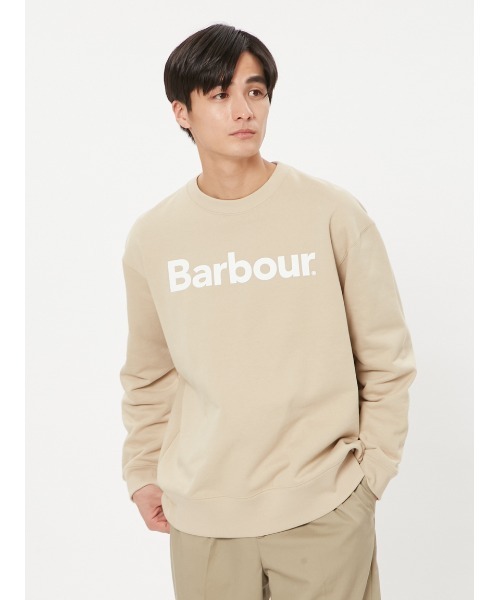 「Barbour」 スウェットカットソー LARGE ホワイト メンズ_6