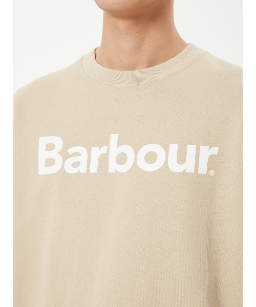 「Barbour」 スウェットカットソー LARGE ホワイト メンズ_8