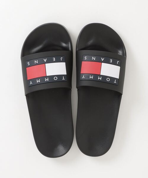 「TOMMY JEANS」 サンダル 27.5cm ネイビー メンズ_画像4