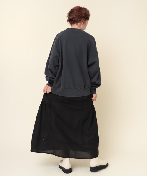 「RNA-N」 スウェットカットソー MEDIUM グリーン レディース_画像3