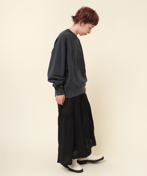 「RNA-N」 スウェットカットソー MEDIUM グリーン レディース_画像5