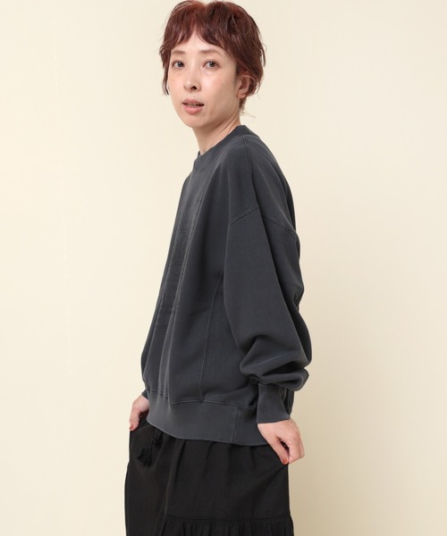 「RNA-N」 スウェットカットソー MEDIUM グリーン レディース_画像8