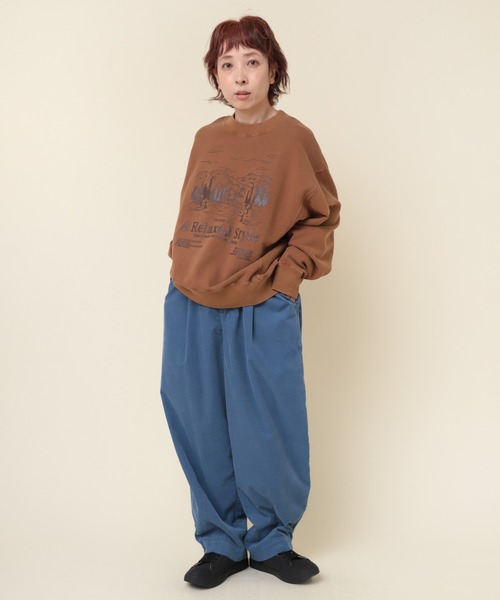 「RNA-N」 スウェットカットソー MEDIUM グリーン レディース_画像9