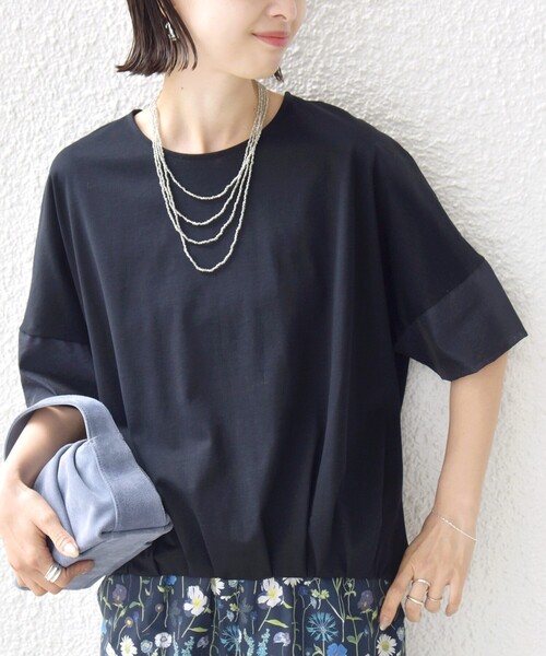 SHIPS（シップス） tシャツ 「一部追加」「接触冷感 / 手洗い可能」裾