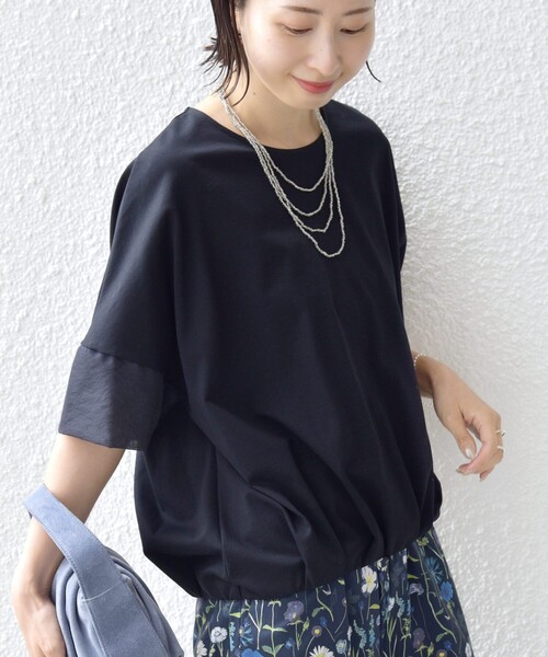 SHIPS（シップス） tシャツ 「一部追加」「接触冷感 / 手洗い可能」裾