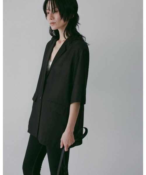 anuke（アンヌーク） コート アウター anuke Sheer Halfsleeve Jacket