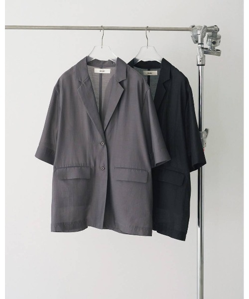 MIDWEST コート アウター anuke Sheer Halfsleeve Jacket レディース