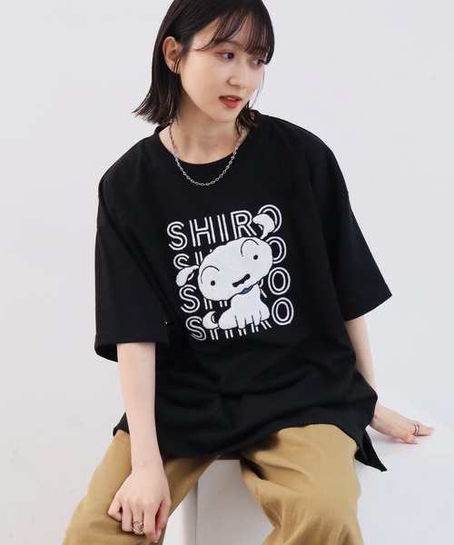 CORPUS SELECT tシャツ 半袖 「クレヨンしんちゃん」サガラ刺繍