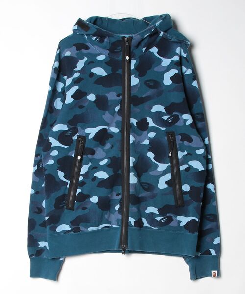 A Bathing Ape カモフラージュ ジップアップパーカー A BATHING APE（アベイシングエイプ） カモフラージュジップアップ